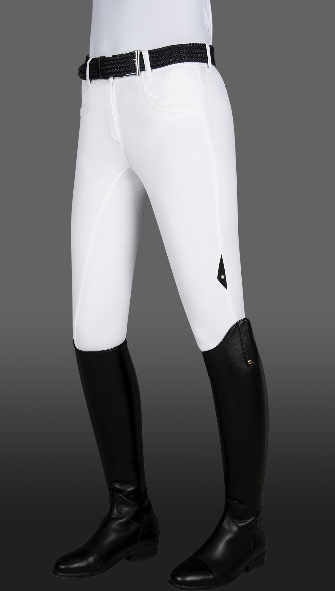 Equiline Cedar FullGrip ratsastushousut Valkoinen