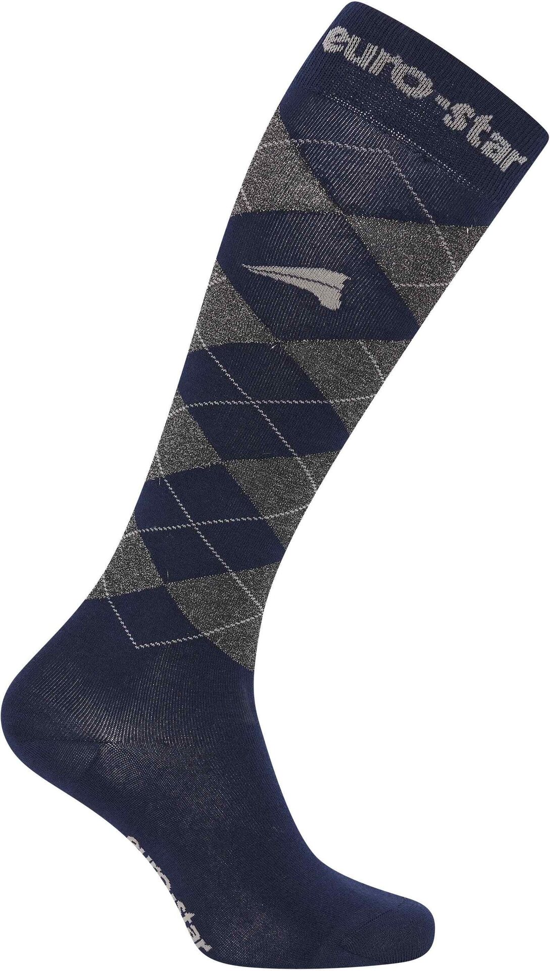 Euro-Star Aily ratsastussukat Navy/Hopea