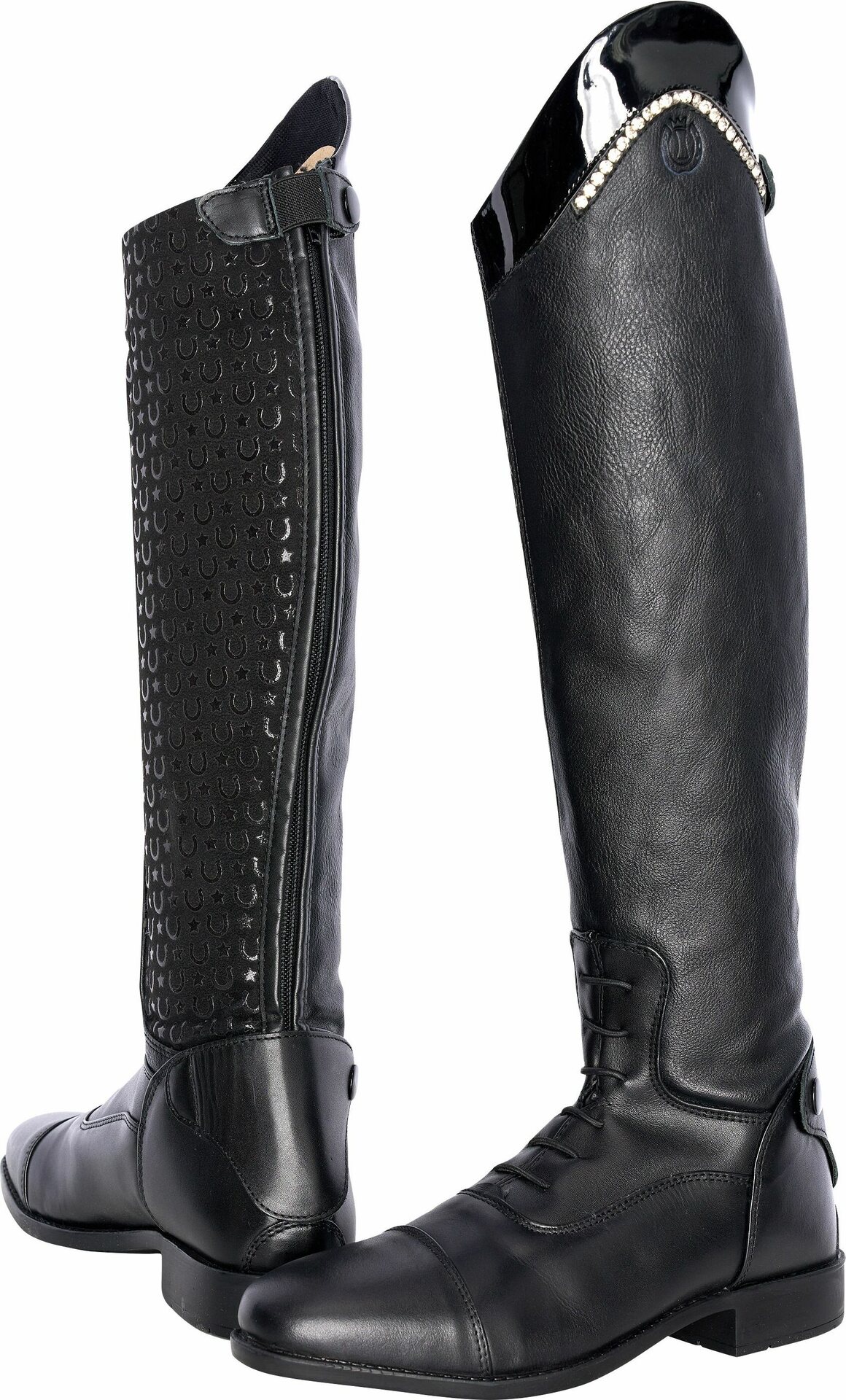 Imperial Riding Walker Glam lasten ratsastussaappaat Musta