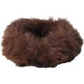 SD Design princess fake fur scrunchie Ruskea