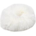 SD Design princess fake fur scrunchie Valkoinen