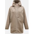 Peak Performance Pile Long Zip fleecetakki Avid Beige