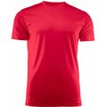Lasten tekninen t-paita Run Jr Punainen (400)