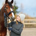 Pure Equestrian Classic Knitted Sweater neule Dark Grey