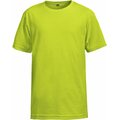 Lasten puuvillainen t-paita Rock T Junior Lime (630)
