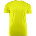 Miesten tekninen t-paita Run Kirkas keltainen (222)