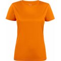 Naisten tekninen t-paita Run Kirkas oranssi (305)