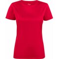 Naisten tekninen t-paita Run Punainen (400)