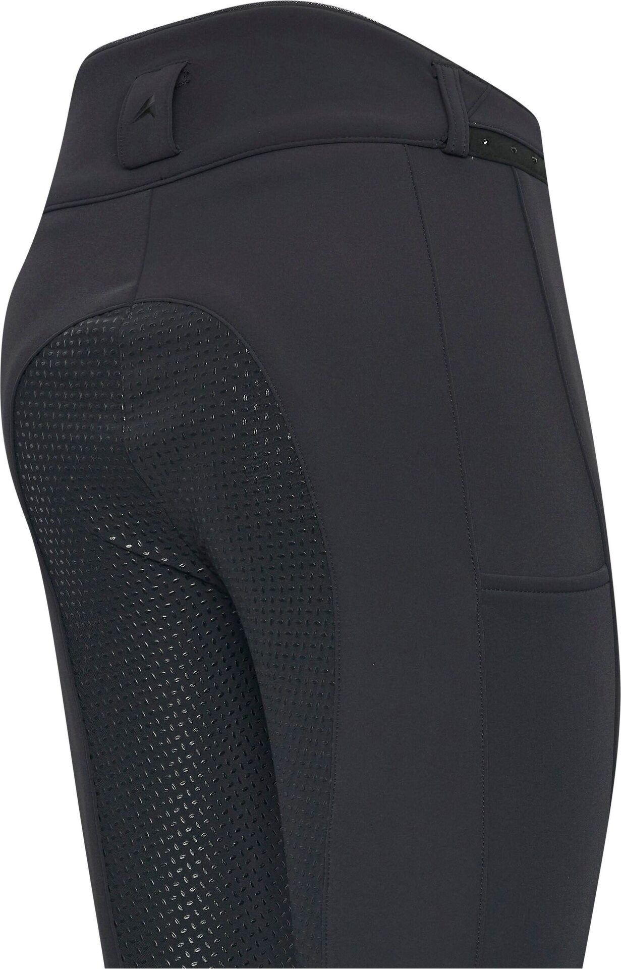 Euro-Star Queen Diamond FullGrip softshell ratsastushousut Musta