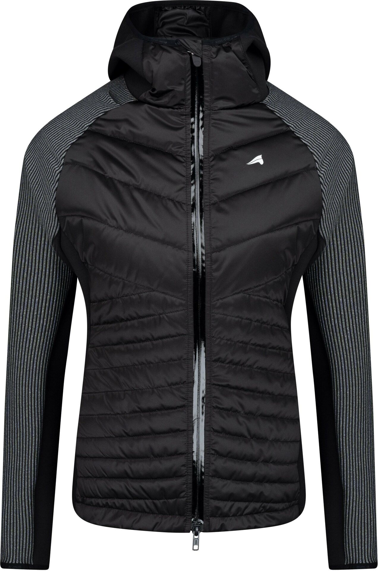 Euro-Star Coco Hybrid kevyttoppatakki Musta/Hopea