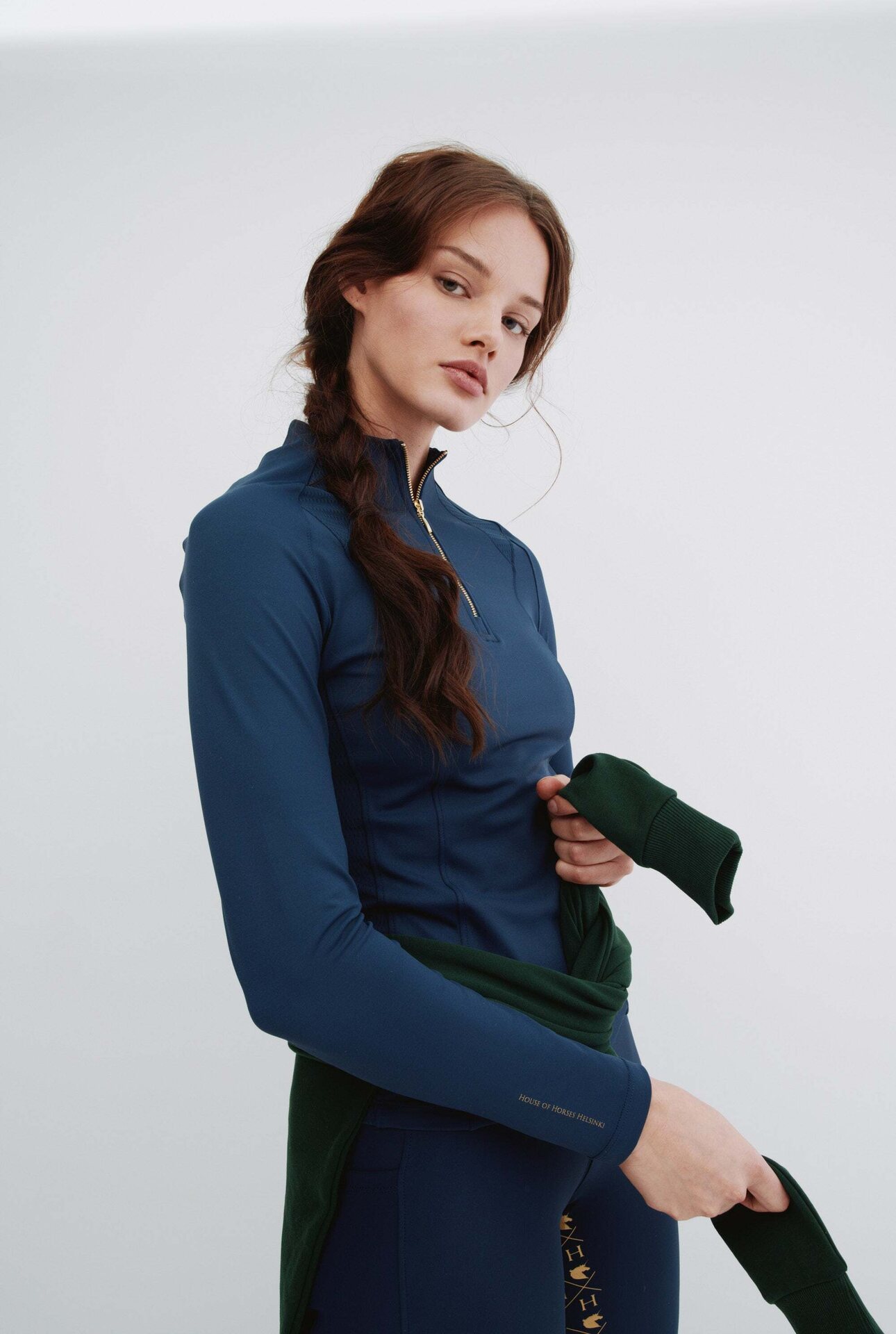 House of Horses Lola Base Layer Navy/Kulta