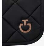 Cavalleria Toscana Diamond Quilted Jersey satulahuopa Musta/Ruskea