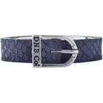 DeNiro Wrat Calfskin kannusremmit Regal Blu