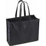 Eskadron Faux Leather shopper laukku Musta