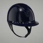 Samshield Custom Miss Shield 2.0 Glossy Flower Swarovski Jewelry frontal + Matt Navy