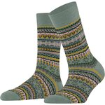 Burlington Fair Isle Delight naisten nilkkasukat Sage