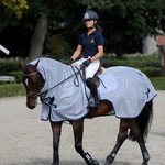 Bucas Buzz-Off Riding hyönteisratsastusloimi Sininen