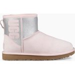 UGG Classic Mini Logo Sparkle jalkineet Seashell Pink
