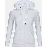 Peak Performance Logo Zip-Up naisten huppari Valkoinen