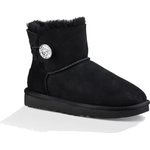 UGG Mini Bailey Button Bling jalkineet Musta