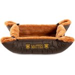 Mattes koiranpeti Ruskea/Konjakki