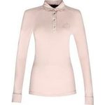 Equiline Flamingo tekninen kauluspaita Rosa