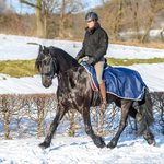 Bucas Ride ratsastusloimi Navy/Hopea