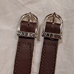 DeNiro Wrat Calfskin kannusremmit Ruskea