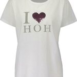 House of Horses Flip my heart t-paita Valkoinen