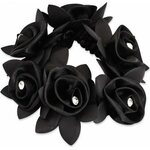 SD Design Diamond Rose hiusdonitsi Musta