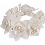 SD Design Diamond Rose hiusdonitsi Valkoinen