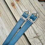 DeNiro Wrat Calfskin kannusremmit Blue navy