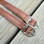 DeNiro Wrat Calfskin kannusremmit Ruusukulta