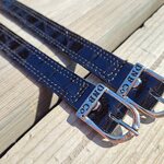 DeNiro Wrat Calfskin kannusremmit Lucidi black