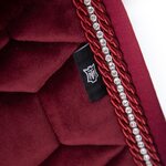 Mattes AW21 Strass Velvet lampaankarvasatulahuopa Bordeaux