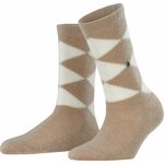 Burlington Cosy Argyle sukat Beige/luonnonvalkoinen