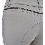 Cavalleria Toscana Silicone Print CT Logo Fullgrip ratsastushousut Light Grey
