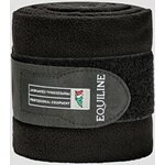 Equiline fleecepintelit, 4kpl Musta