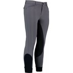 Euro-Star Mens Camillo FullGrip ratsastushousut Harmaa