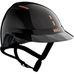 NACA Gravity S Carbon ratsastuskypärä Shiny Black Carbon + Rosegold