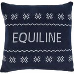 Equiline Christmas 2022 Natalizio tyyny Navy
