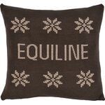 Equiline Christmas 2022 Natalizio tyyny Ruskea