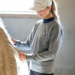 Pure Equestrian Classic Sweatshirt collegepusero Cloudy Grey