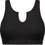 House of Horses Ribbed Seamless Riding bra Musta