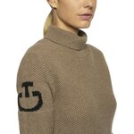 Cavalleria Toscana Long turtleneck pooloneule Mud