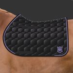 Mattes Sheen Square Pad satulahuopa Musta/Violetti