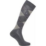 Euro-Star Checked Polygiene ratsastussukat Castor Grey