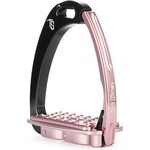 Tech Stirrups Venice sloped M tech turvajalustimet Musta/Vaaleanpunainen