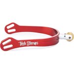 Tech Stirrups Verona Rowel kannukset Punainen