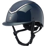 Charles Owen Kylo Glossy Sparkly Mips ratsastuskypärä Navy/Hopea